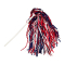 In Stock Rooter Poms - 3 Color - Royal Blue/Red/White