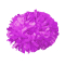 6" Plastic Solid Baton Handle Cheerleading Pom - Neon Pink
