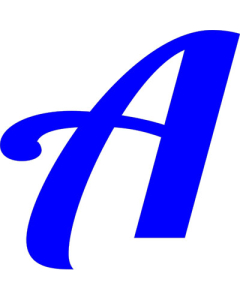 1 Color Tackle Twill Single Script Letter (TSLWLB1)