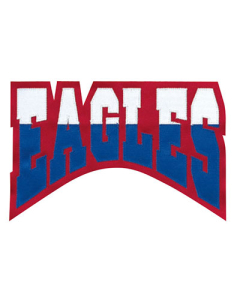 3 Color Tackle Twill Flat Top Arch Lettering (TSPFAPR3)