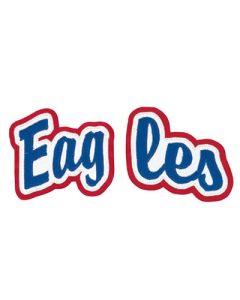 3 Color Split Tackle Twill Arched Script Lettering (TVSARBR3)