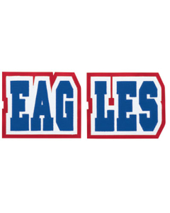 3 Color Split Tackle Twill Lettering (TVSCUPR3)