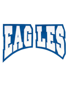 2 Color Split Tackle Twill Flat Top Arch Lettering (TVSFAPR2)