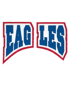 3 Color Split Tackle Twill Flat Top Arch Lettering (TVSFAPR3)