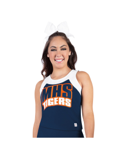 Stock Round Neck Racerback Cheer Uniform Shell Top