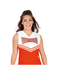 Stock V-Neck Classic Cheer Uniform Shell Top