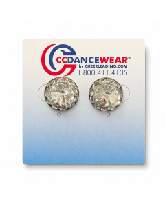 Rhinestone Earrings - Clip-on
