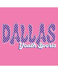 2 Color Retro Checkered Screenprint Design (CTND243)