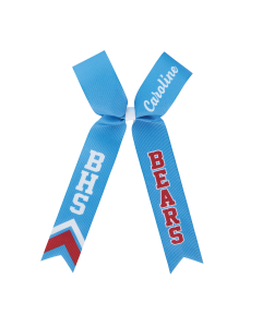 CC Fusion Small Grosgrain Chevron Bow (HBCCSCHV)