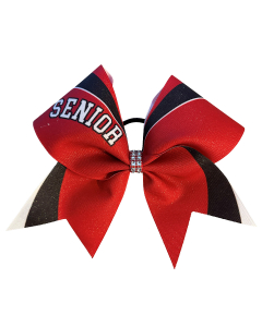 In-Stock Extra Large Sublimated Striped Senior Bow