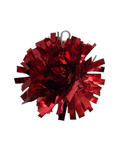 Metallic Pom Keychain