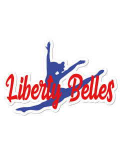 CC Fusion 3 Color Leaping Dancer with Script Text Sublimated Twill (STDNCRDT3)