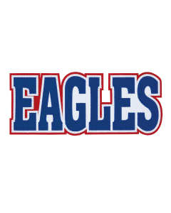 3 Color Tackle Twill Lettering (T8AKC3)