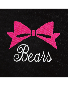 Two Color Script Monogram with Bow (MBWMAN)