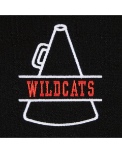 Split Megaphone with Block Text Monogram (MSPMEGVST)