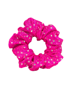 Specialty Fabric Rhinestone Scrunchie