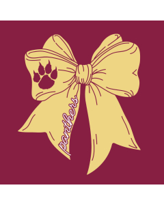 2 Color Large Bow Screenprint Design (CTND259)