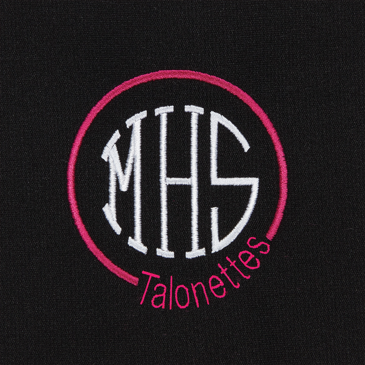 Two Color Monogram with Circle Initials (MILRSNBCIR)