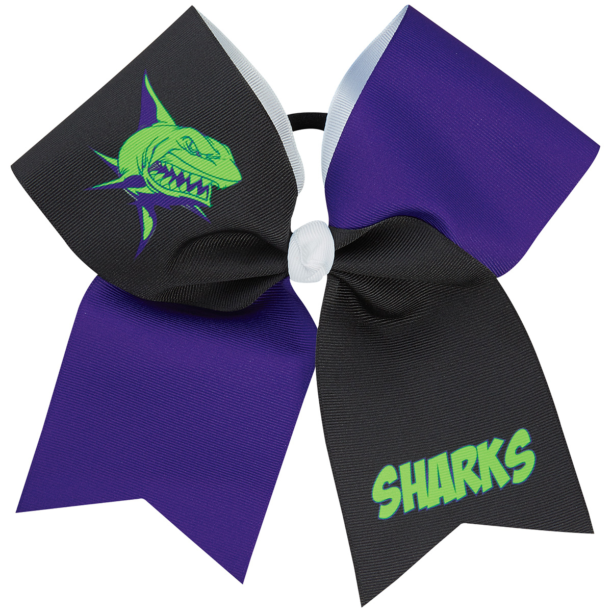 CC Fusion Extra Large Custom Flip Bow with Mascot  (HBCCF-005D)