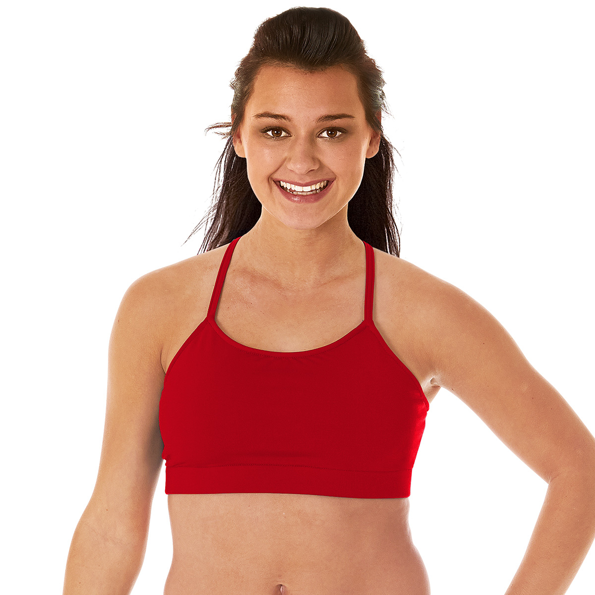 Specialty Fabric V-Back Sports Bra