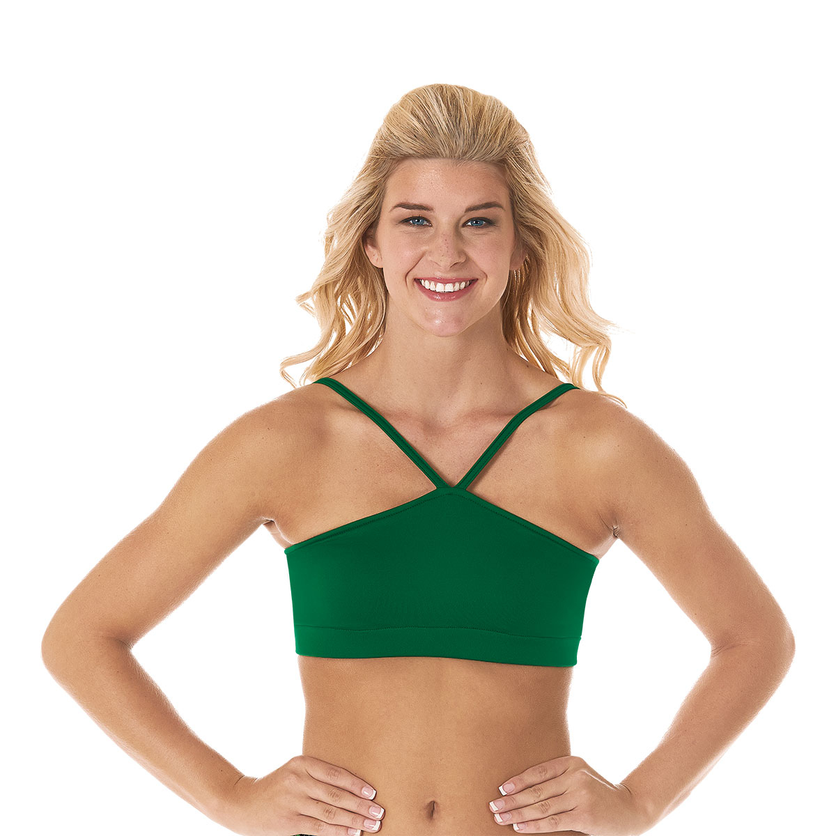 Specialty Fabric V-Front Sports Bra