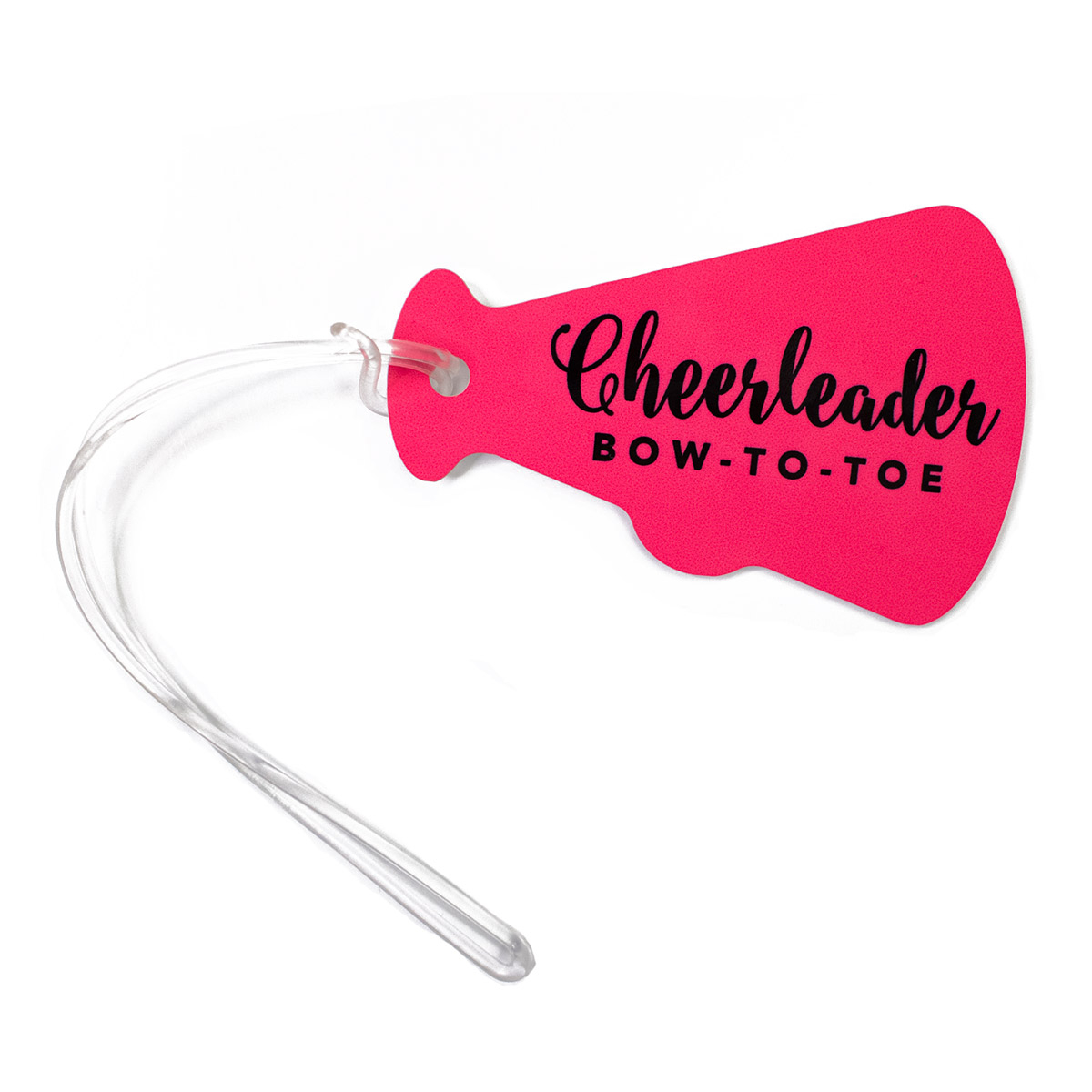Cheerleader Bow to Toe Bag Tag