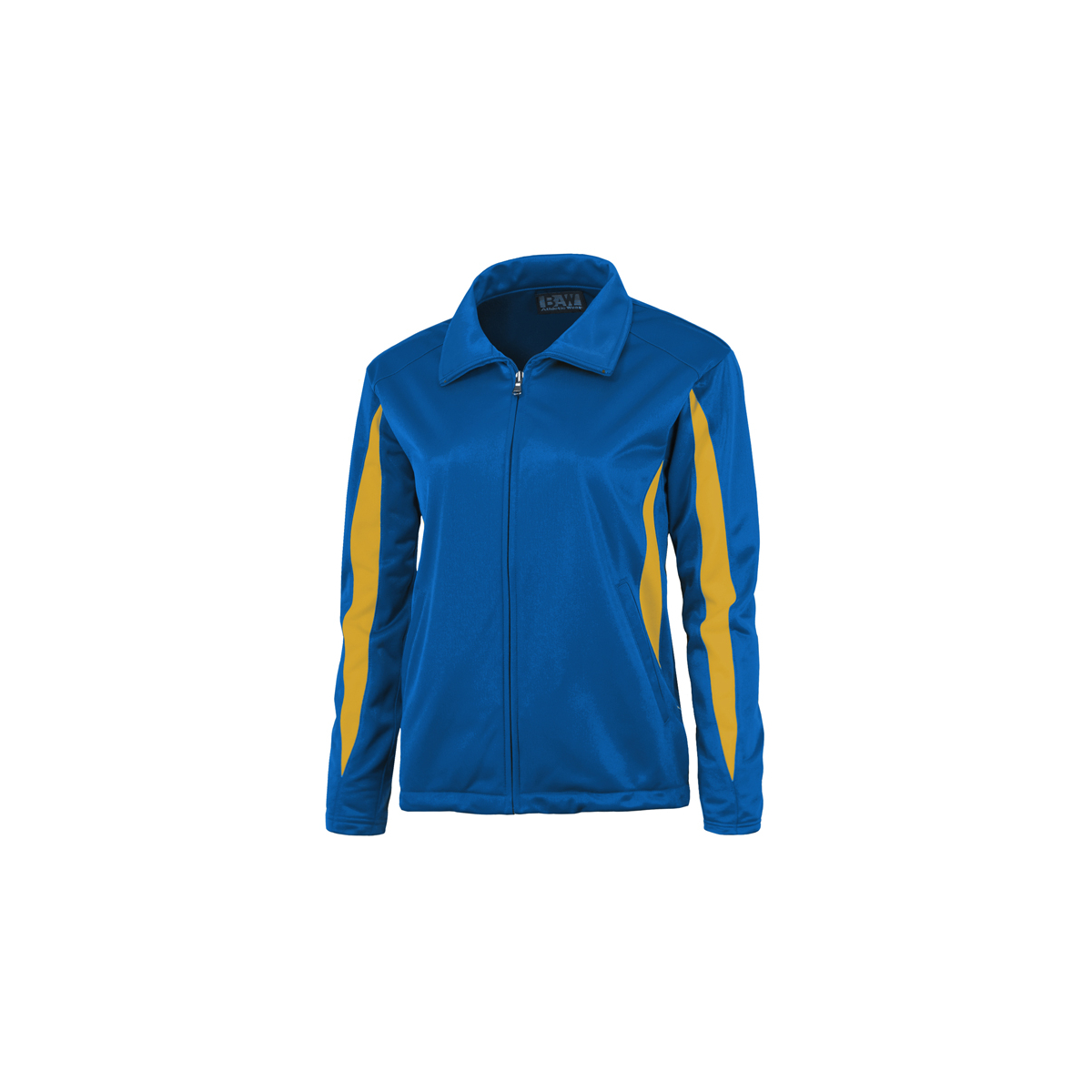 Crescent Tricot Jacket - Royal Blue/White