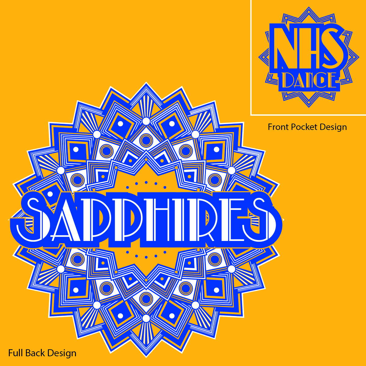 1 Color Frocket  2 Color Back Geometric Gem Imprint (CTND163)