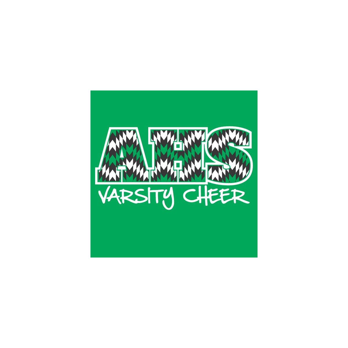 2 Color Modern Chevron Screenprint Design (CTND174)