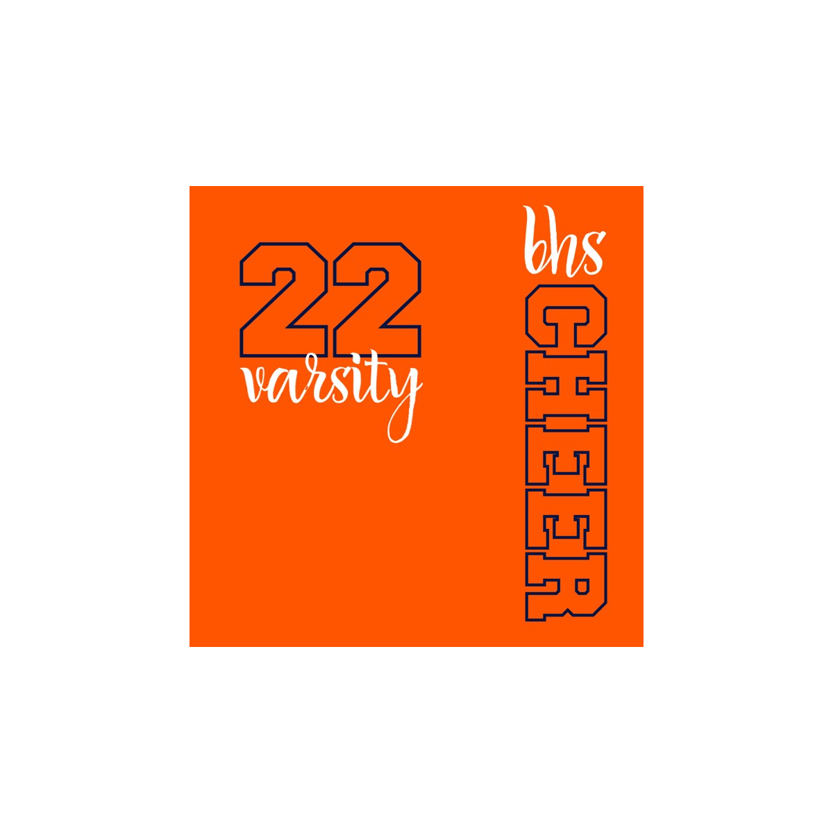 2 Color Number Script Frocket 2 Color Sleeve Imprint (CTND214)