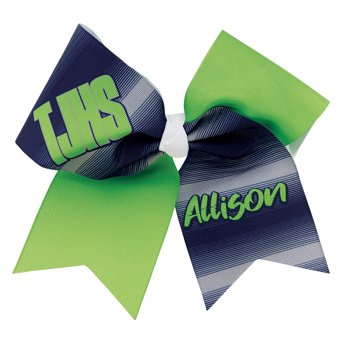 CC Fusion Extra Large Gradient Stripe Bow (HBCTND185)