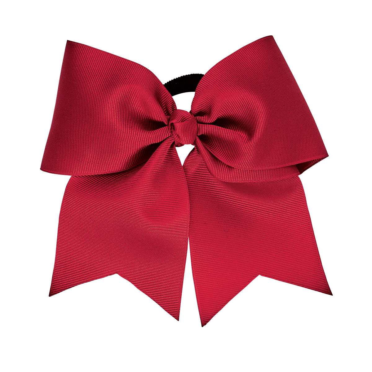 Extra Large 3" Grosgrain Bow with V-Cut Tails - Quick Ship - Red