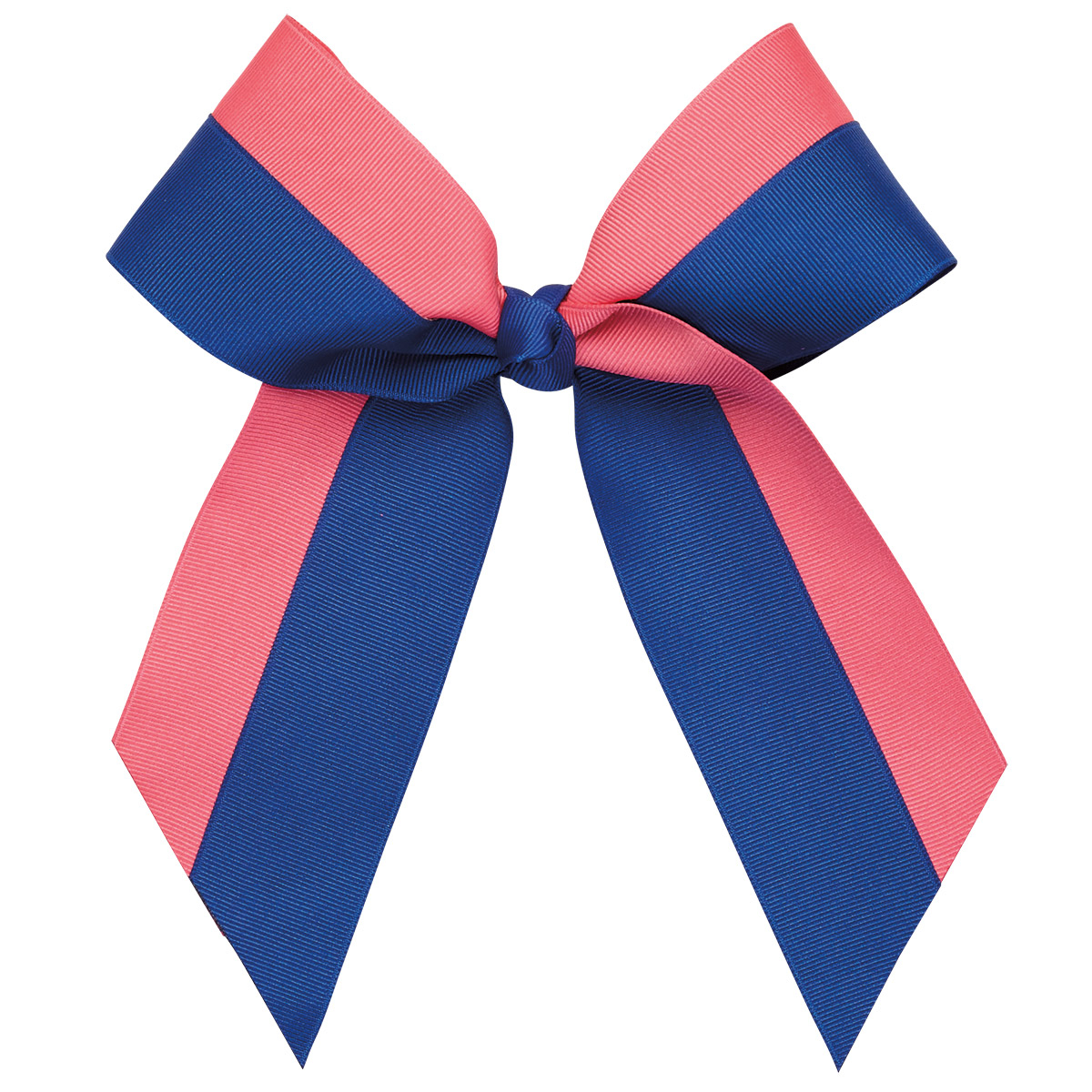 Two Color Grosgrain Fused Bow
