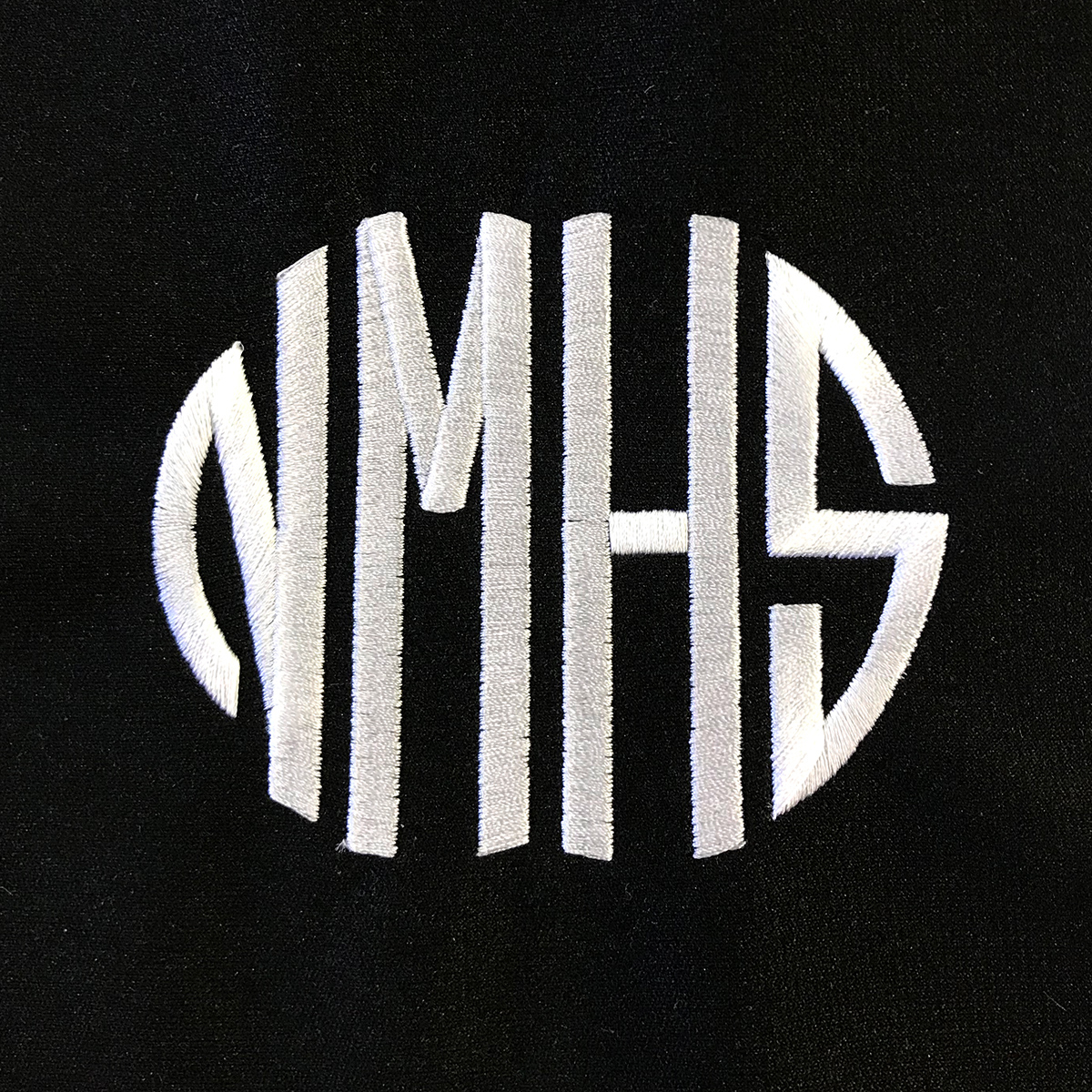 One Color Initials Monogram (MCR)