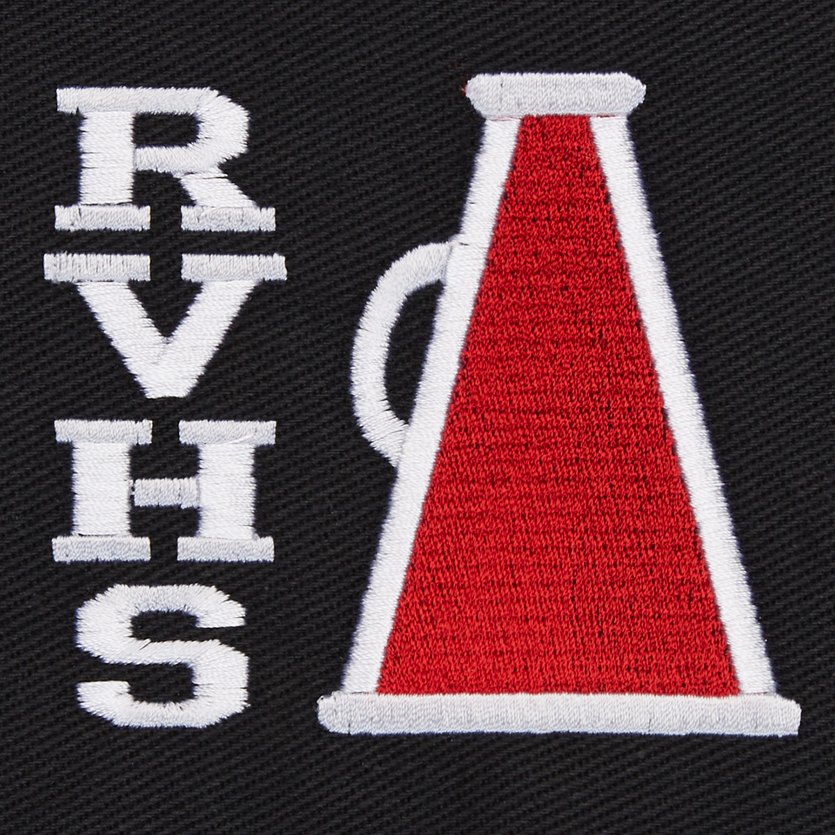 One Color Block Initials Monogram with 2 Color Vertical Meg (MVSTVMEG)