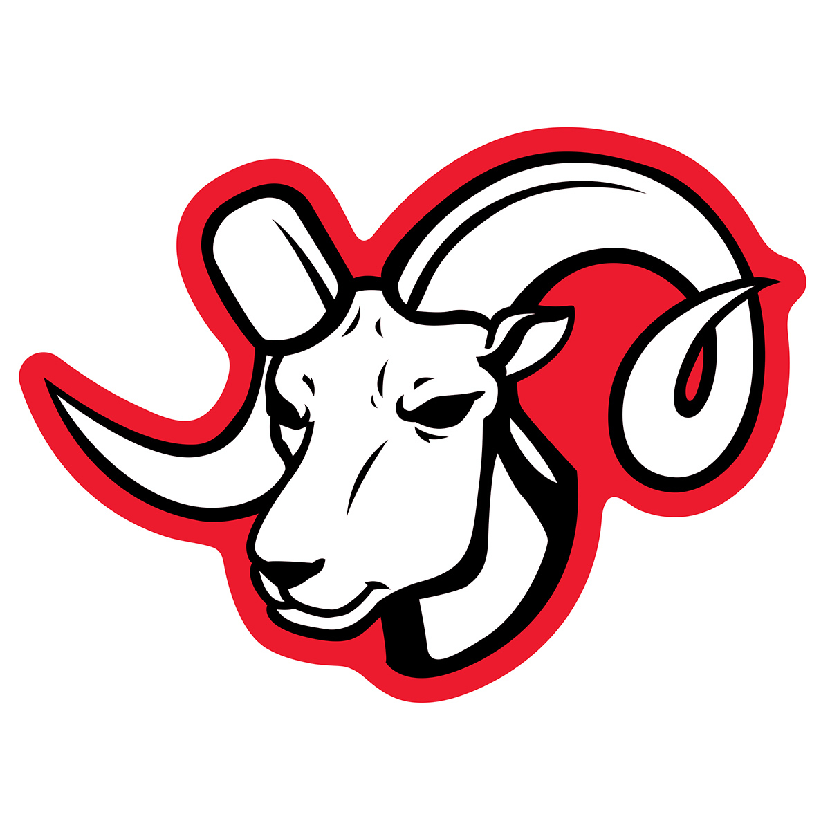 CC Fusion Sublimated Ram Mascot (SMAS019)