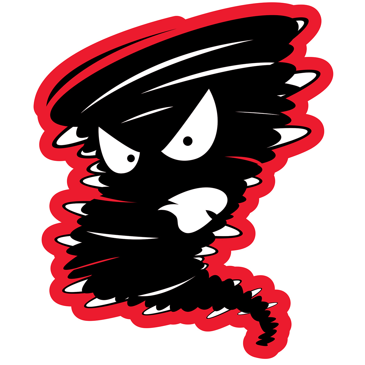 CC Fusion Sublimated Tornado Mascot (SMAS020)