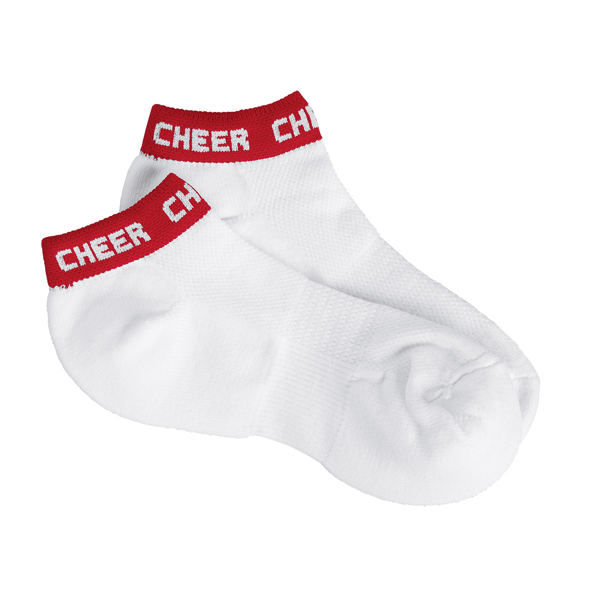 Cheer Anklet Socks - Red