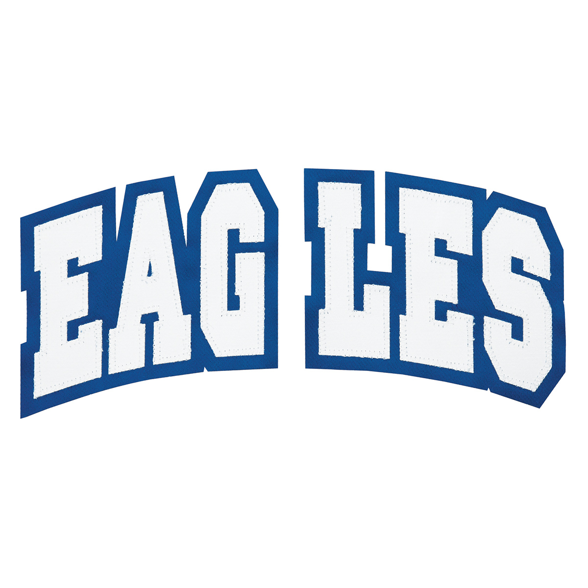 2 Color Split Tackle Twill Arched Lettering (TVSARCUPR2)