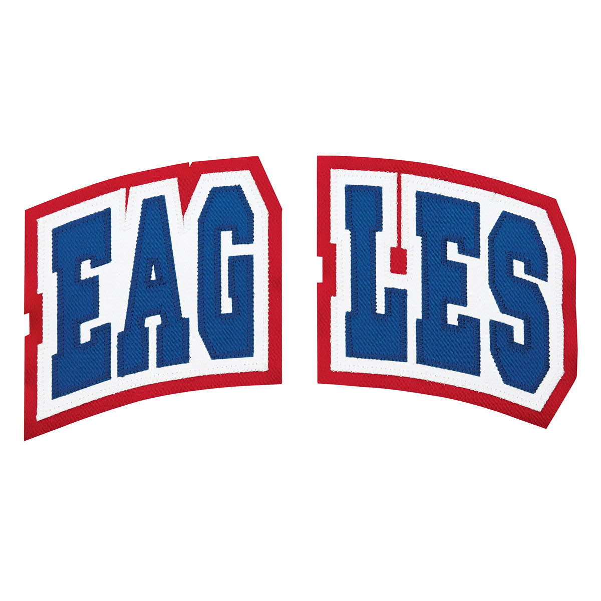 3 Color Split Tackle Twill Arched Lettering (TVSARCUPR3)