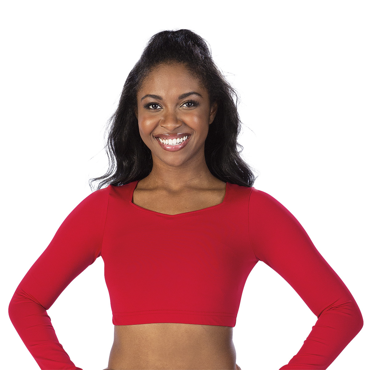 Custom Metallic and Specialty Material Sweetheart Neck Halftop