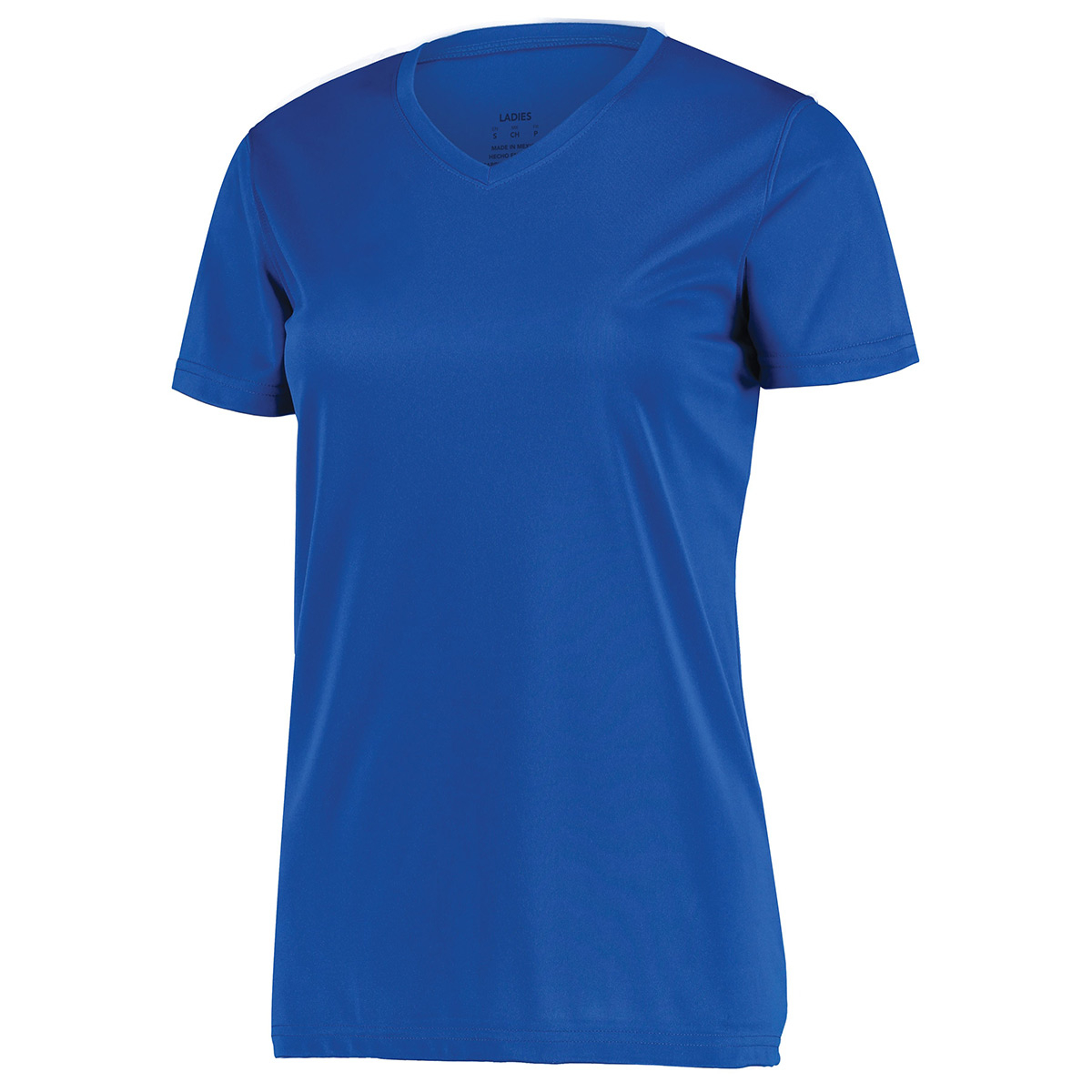 Ladies Nexgen Wicking V-Neck Tee - Royal Blue
