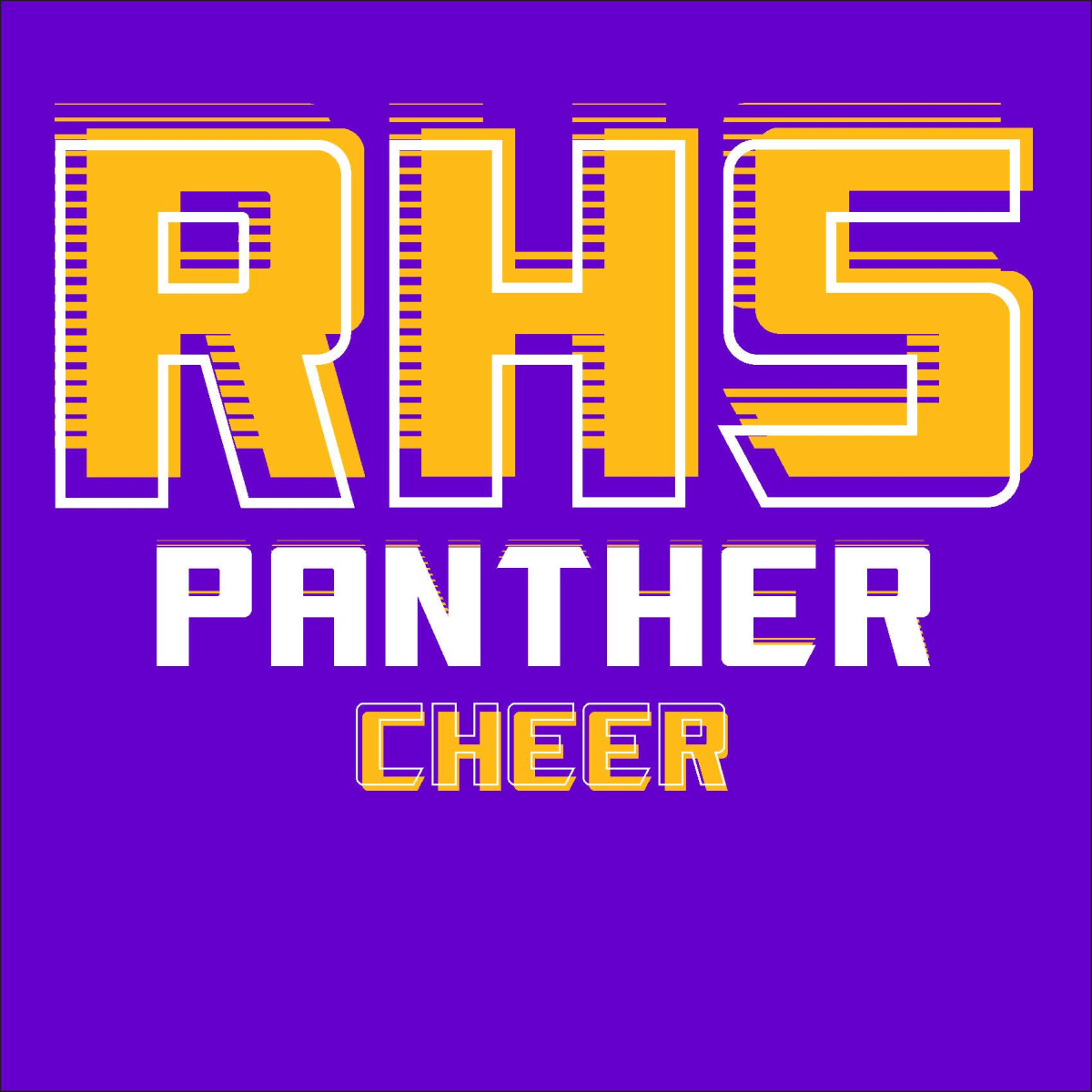 2 Color Bold Mascot Spirit Screenprint Design (CTND223)