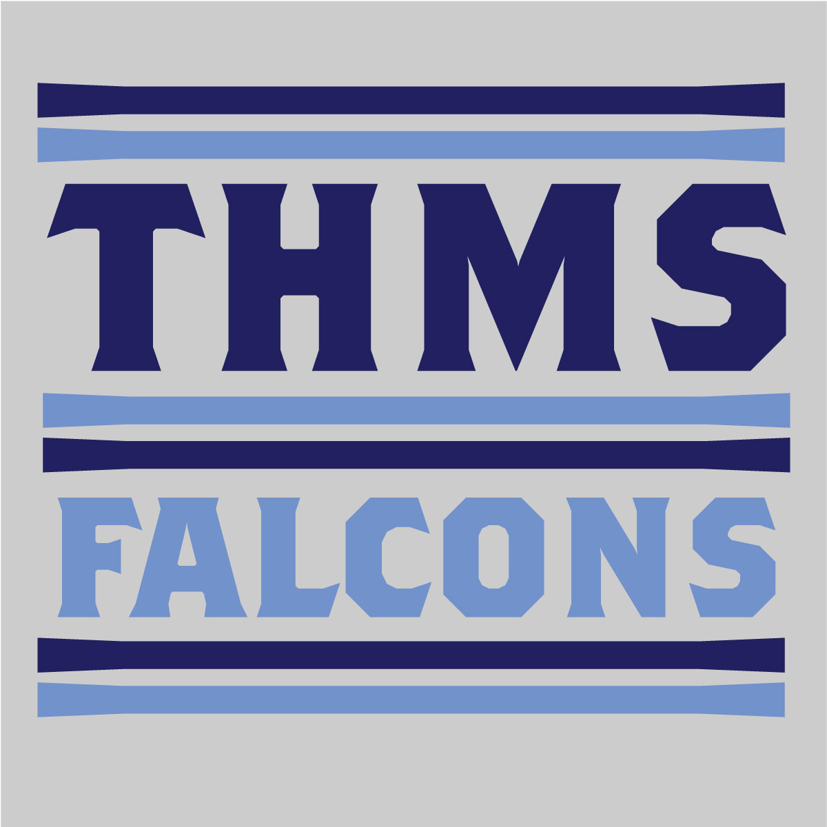 2 Color Team Stripe Screenprint Design (CTND265)