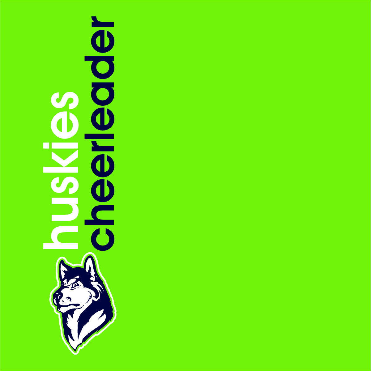 2 Color Vertical Mascot Screenprint Design (CTND48)