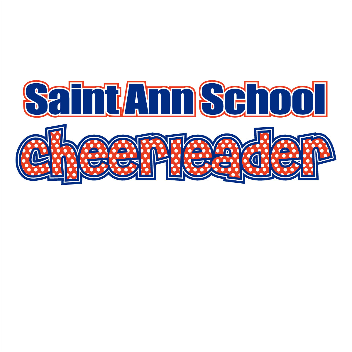 2 Color Crazy Polka Dot Screenprint Design (CTND56)