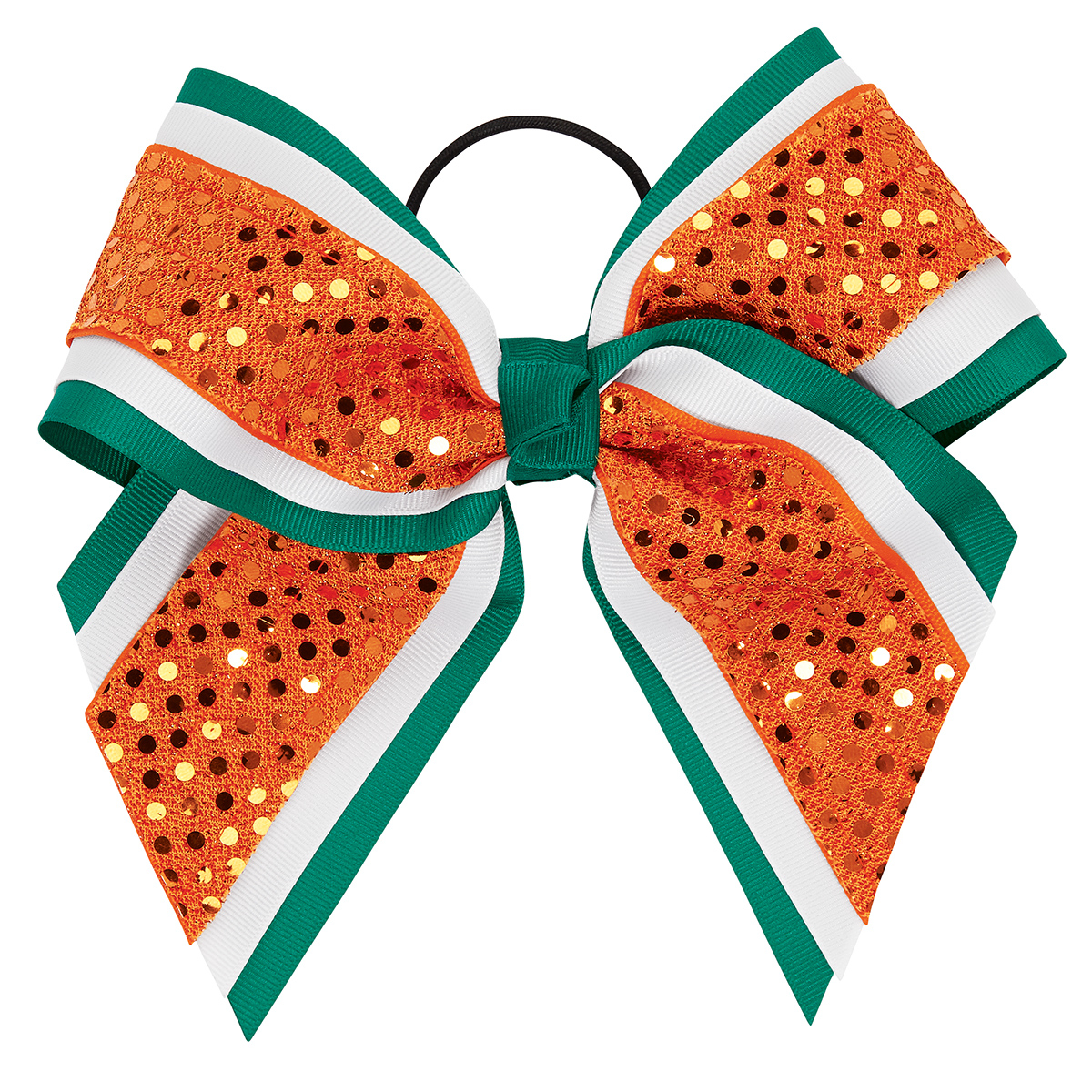 Extra Large Custom Triple Layer Bow with Sequin Ribbon