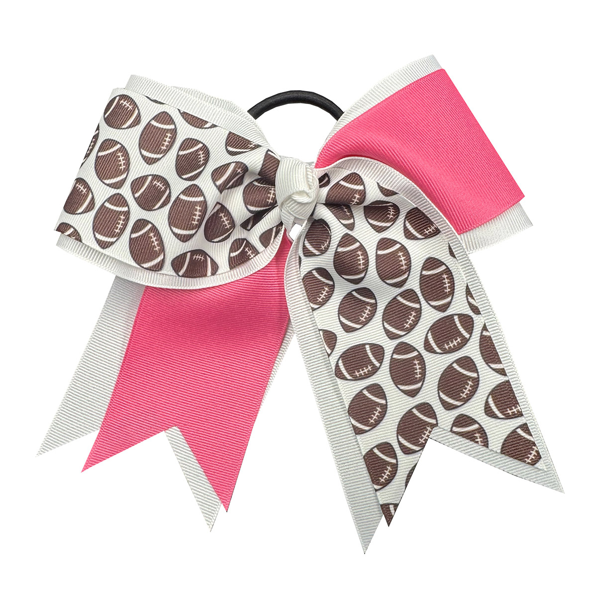 In-Stock Extra Large Pink Diagonal Flip Awareness Bow