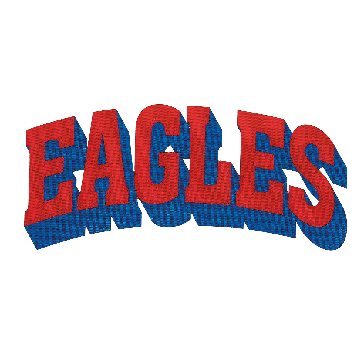 2 Color Tackle Twill Arched Lettering (TARDSAKC2)