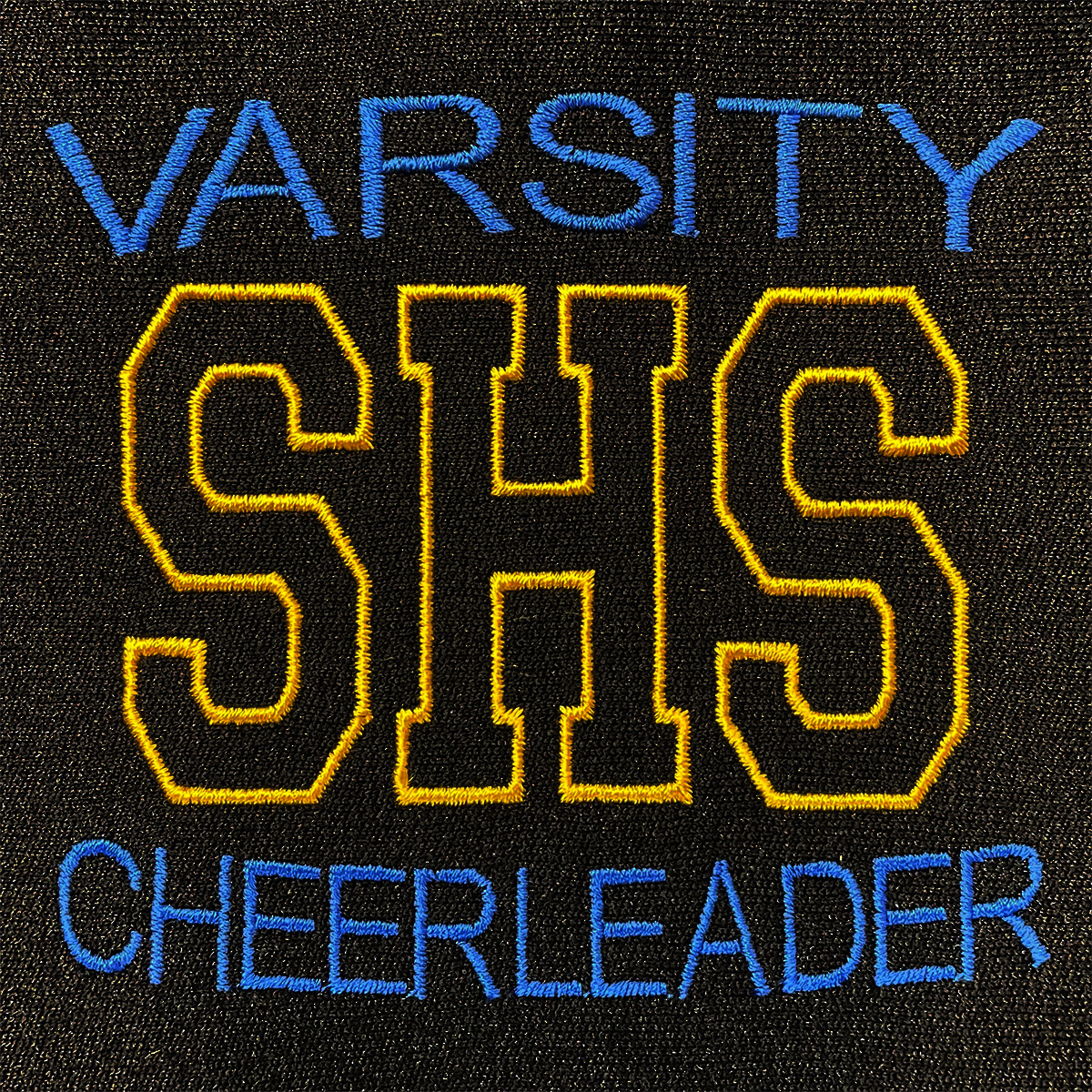 Two Color Block Monogram with Outlined Block Initials (MA2AROT)